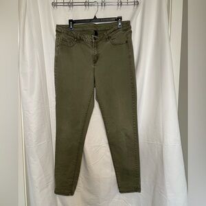 LaneBryant/ perfect stretch skinny Olive green jeans​​​​​​​​​​